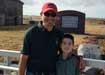 Son and his son at Fort Sumter.